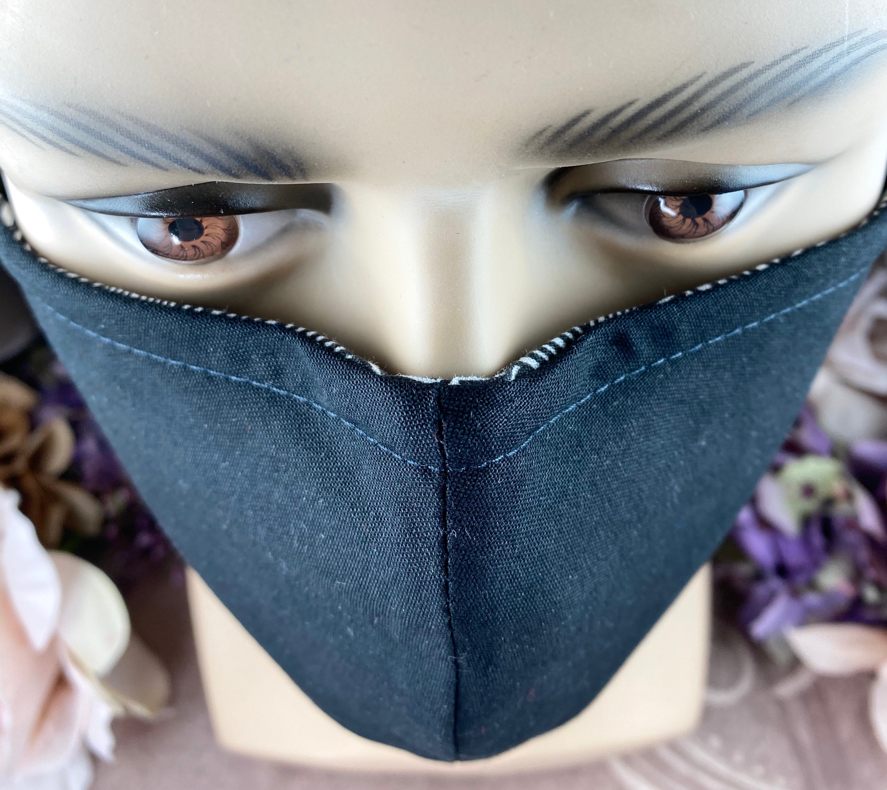 Máscara de la cara de las manos con bolsillo del filtro y Etsy