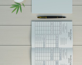 Tranquil Teal Monthly Planner: Organize Your Month with Calm Confidence!