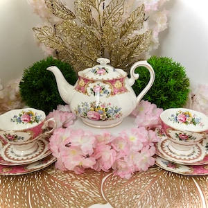 RARE: Lady Carlyle Tea Set - Royal Albert