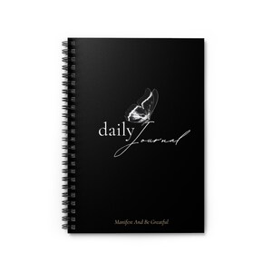 Spiral Notebook journal - Ruled Line