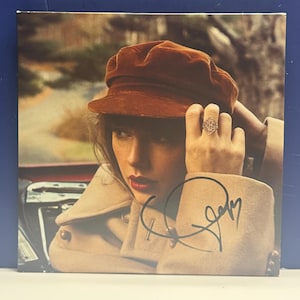 Taylor Swift - Red Taylor's Version - Nuevo disco de vinilo LP firmado con certificado de autenticidad