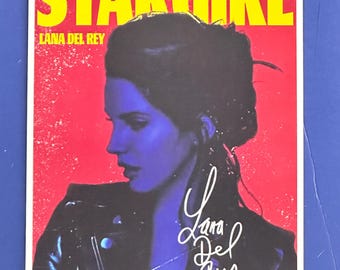Lana Del Rey - Stargirl Signed Music Poster COA AUTHENTICATED - Etsy