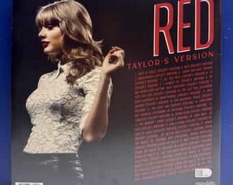 Taylor Swift - Red Taylor's Version - New Signed Vinyl LP Record