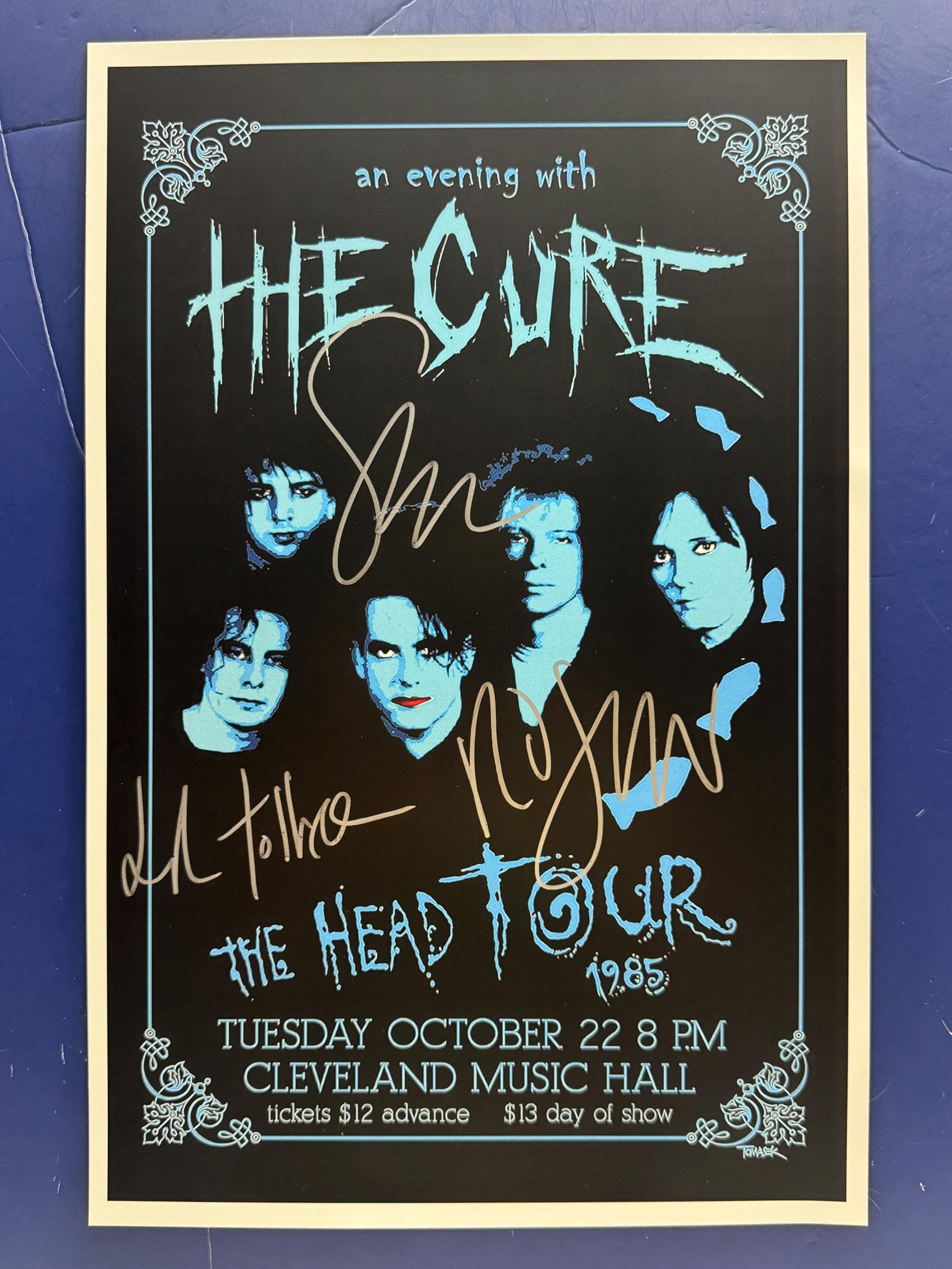 The Cure Tour Poster - Etsy