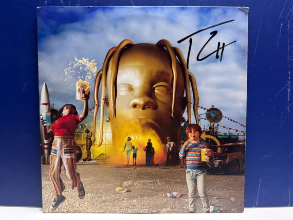 トラヴィス・スコットTravisScott ASTROWORLD LPレコード トラヴィス・スコット - アストロワールド - トラヴィス・スコット直筆