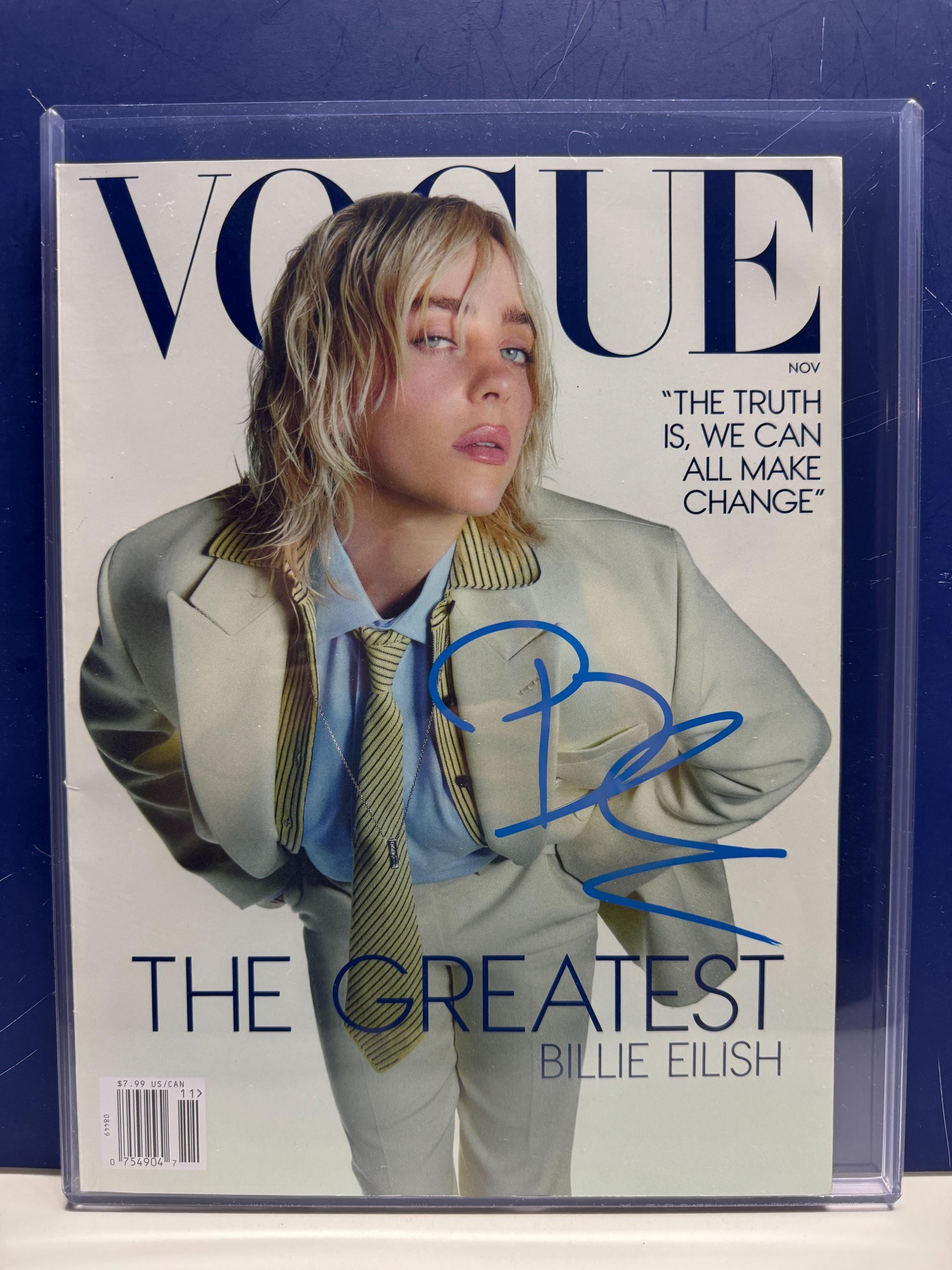 VOGUE NOV US Billie Eilish ビリーアイリッシュ　表紙 Vogue USA Magazine November 2024 The Greatest Billie Eilish