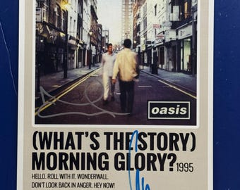 オアシス ノエル・ギャラガー＆リアム・ギャラガー 直筆サイン入り