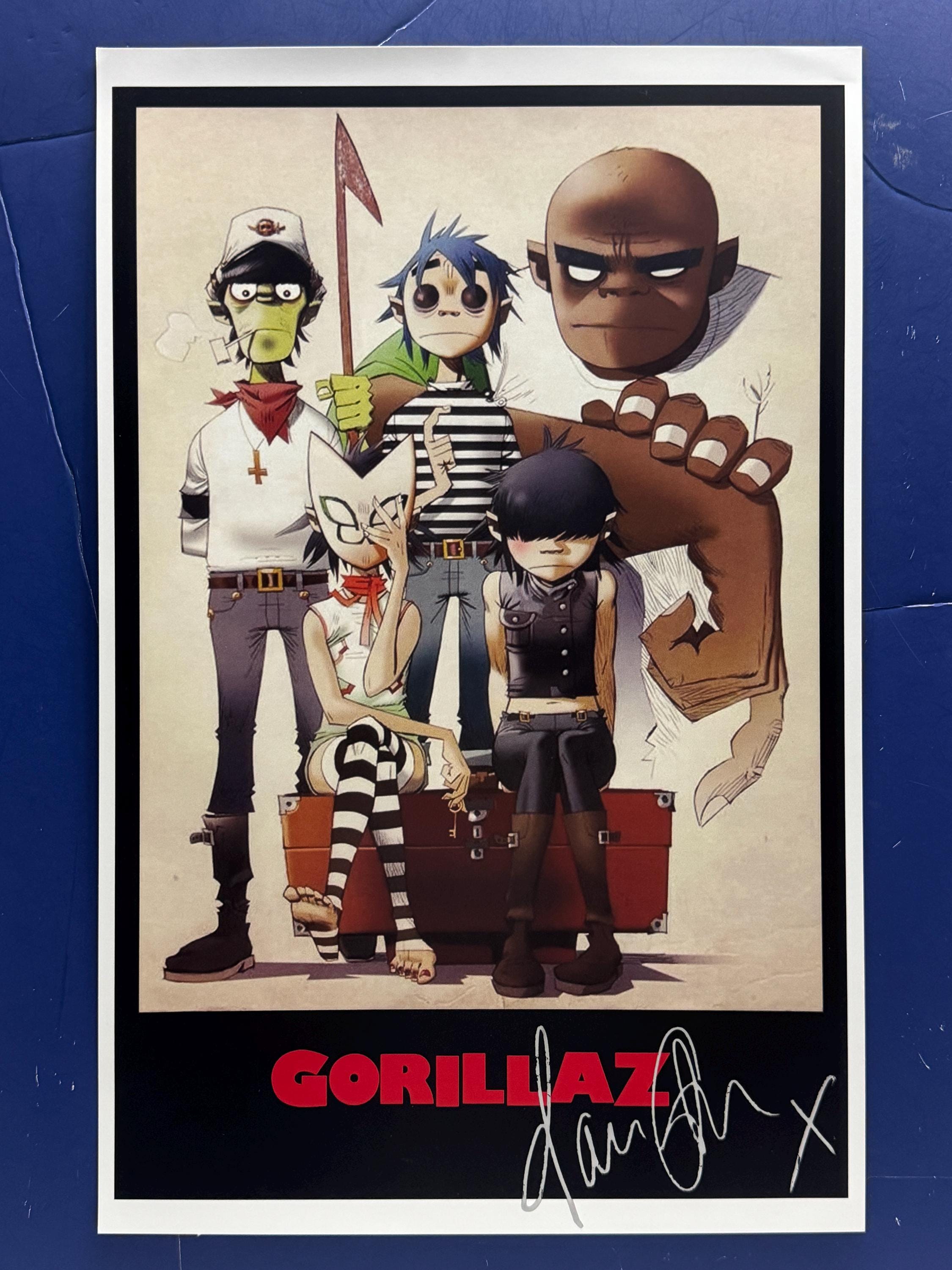 レア　ブラー　直筆サイン　CD blur ゴリラズ　gorillaz damon GORILLAZ - Damon Albarn Signed Music Poster Coa AUTHENTICATED - Etsy