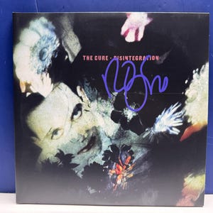 The Cure - Disinklusion - Neu signiert von Robert Smith Vinyl-LP mit COA AUTHENTICATED