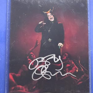 Signed ozzy osbourne memorabilia - Etsy 日本