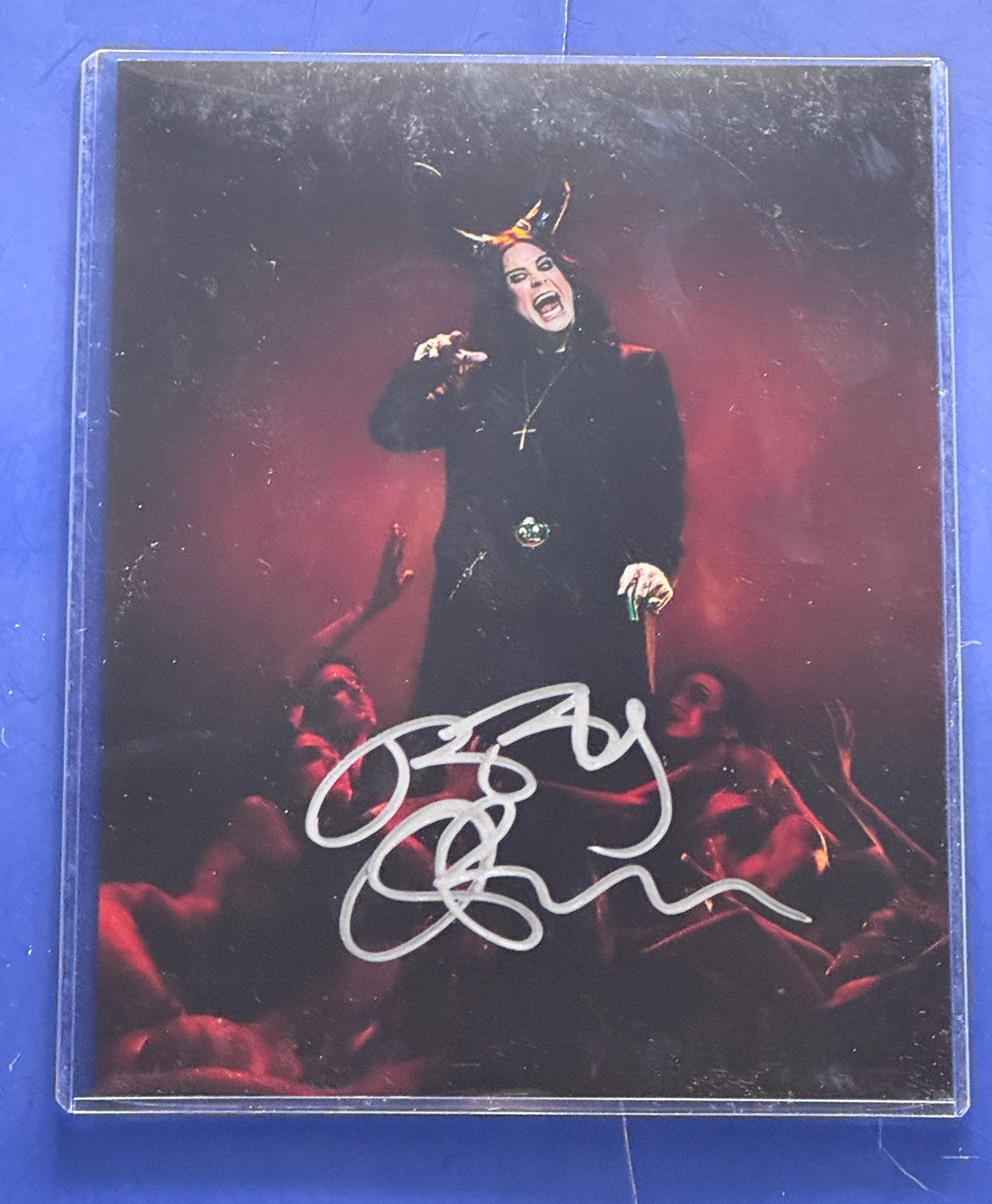 Signed ozzy osbourne memorabilia - Etsy 日本