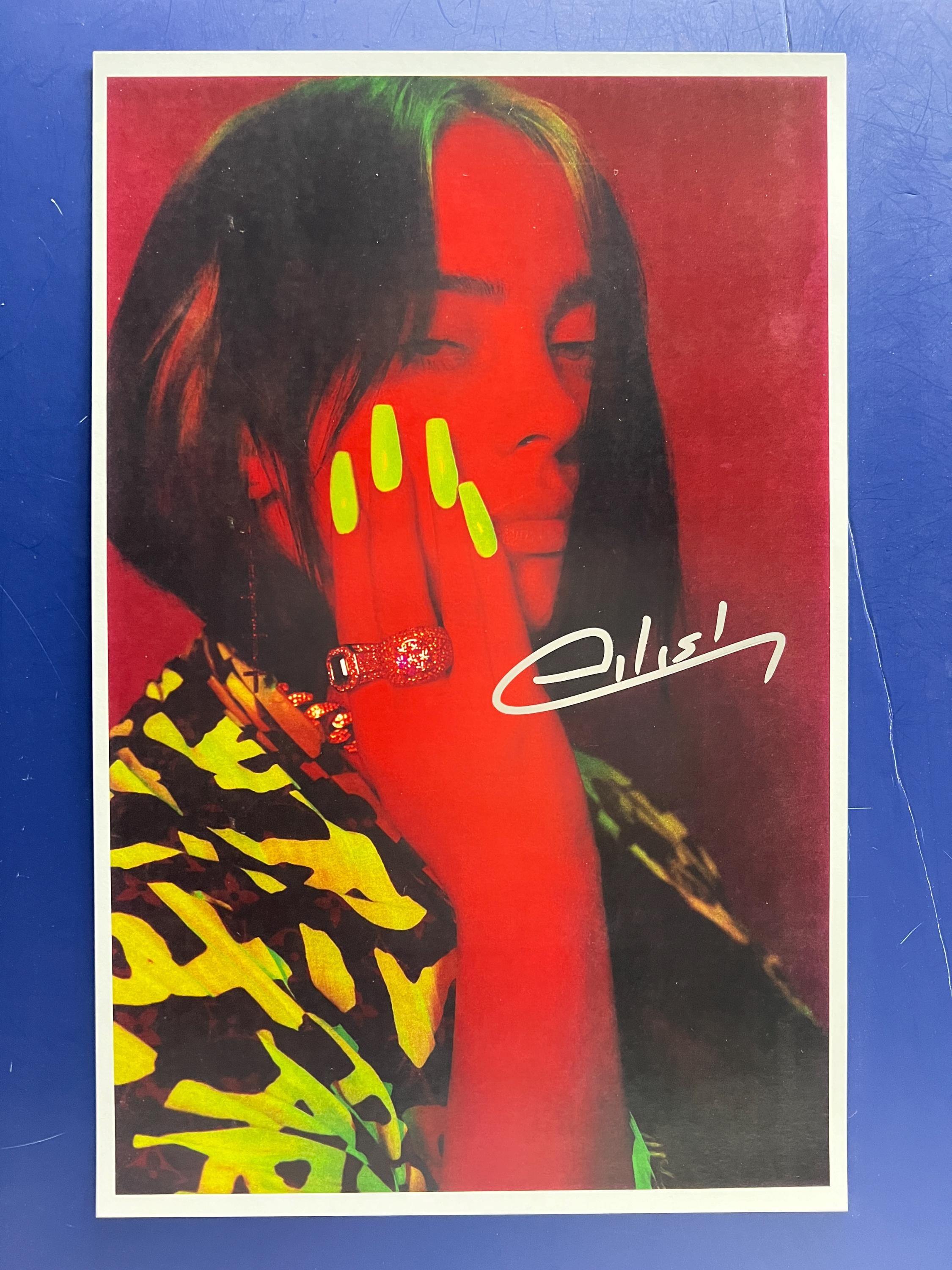Billie eilish autograph - Etsy 日本