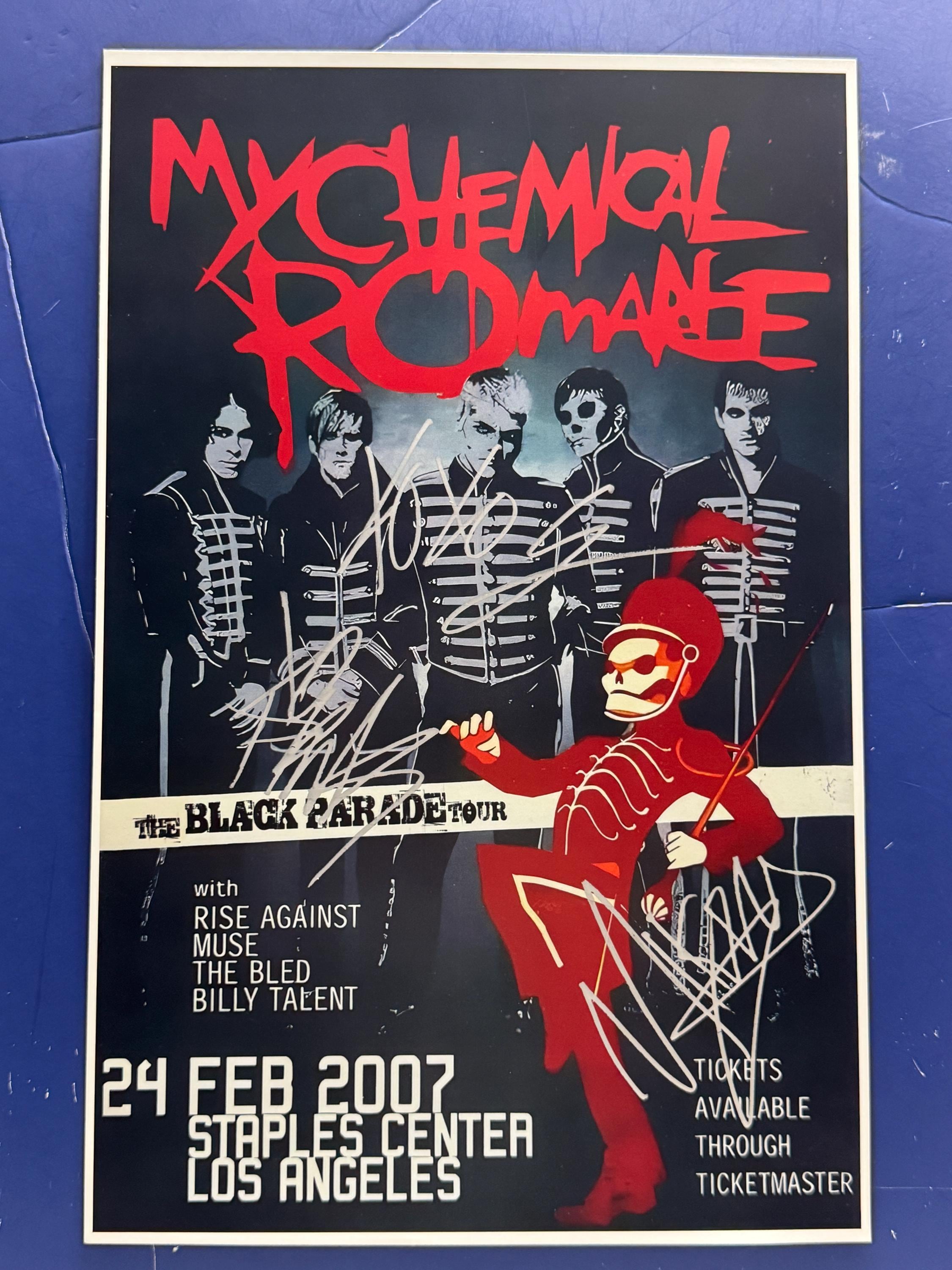 My Chemical Romance - the Black Parade Tour - 3 Band-members