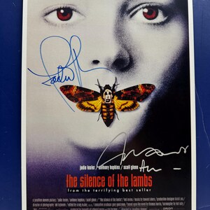 THE SILENCE OF THE LAMBS CAST signed autographed photo COA Hologram main image 1