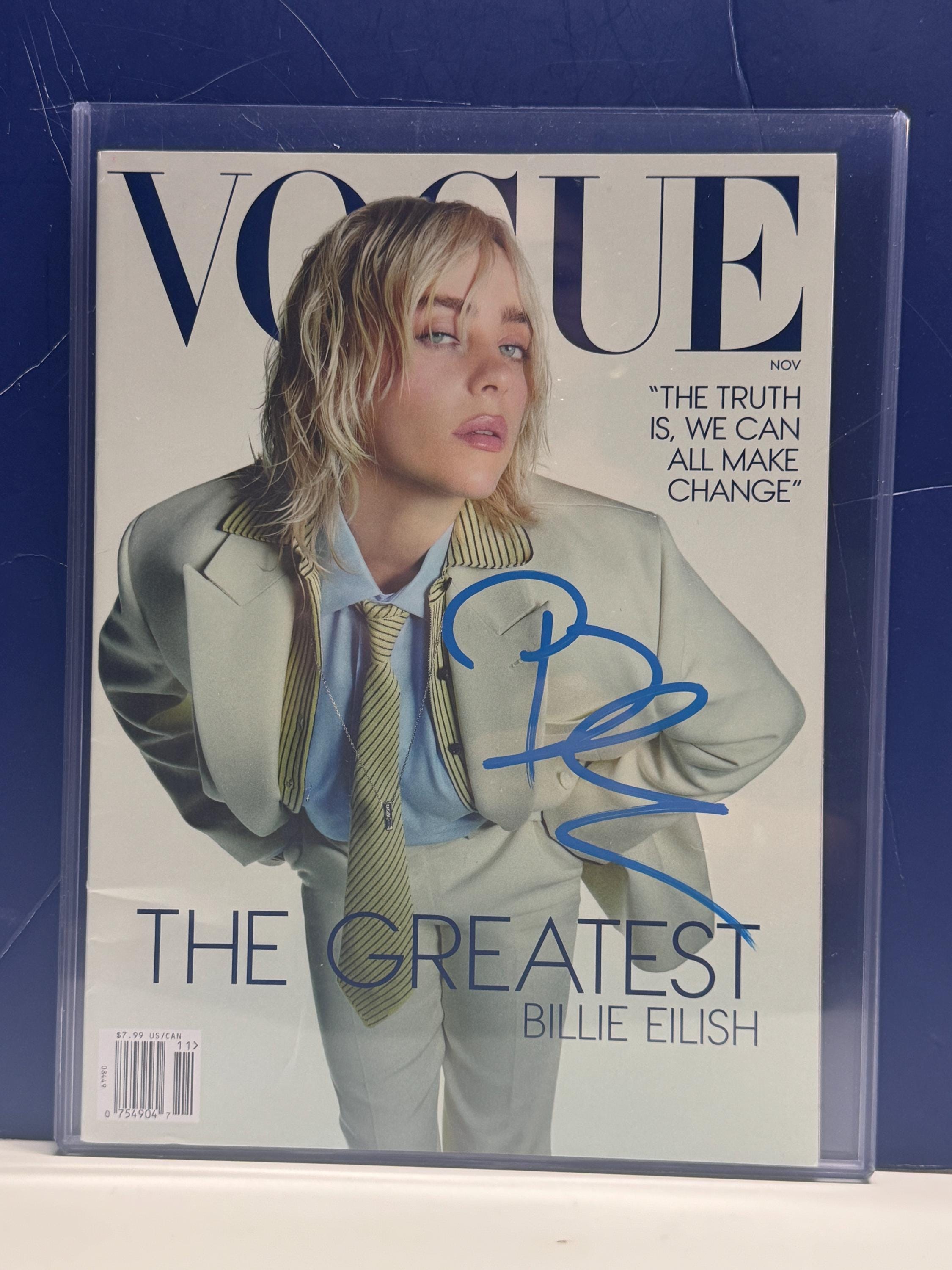 Billie Eilish - VOGUE Nov 2024 - New Signed Magazine COA