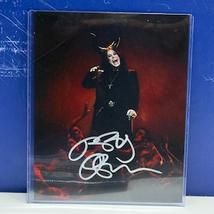 Signed ozzy osbourne memorabilia - Etsy 日本
