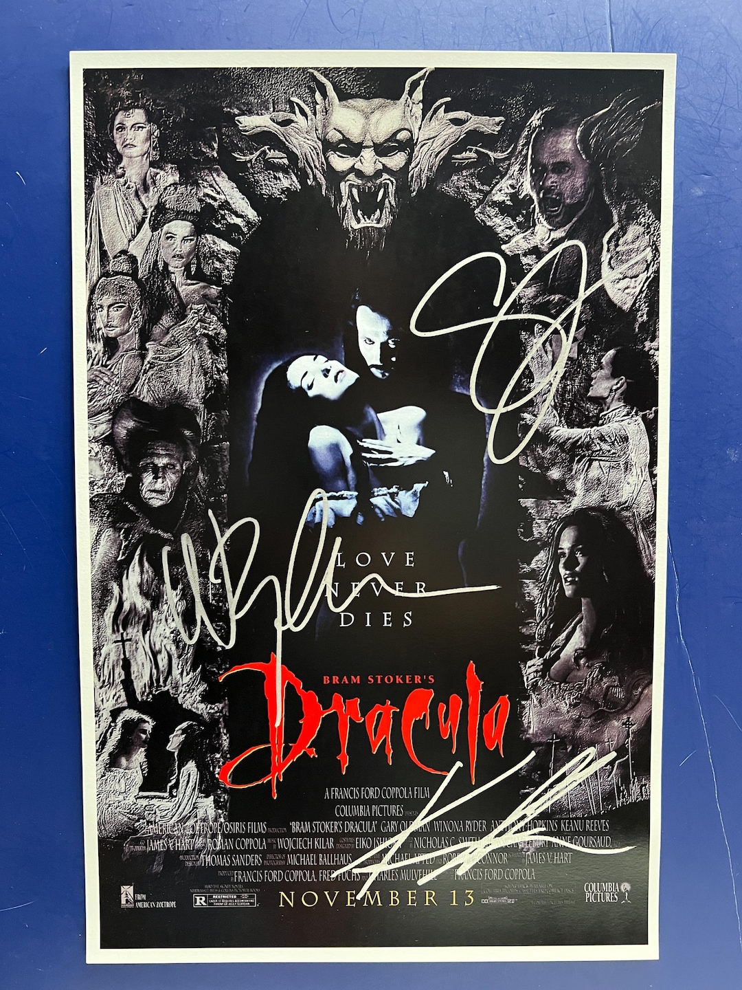 “Bram Stoker's Dracula”  (Printers Proof)   Original Quad Poster - Film Poster - Movie Poster main image 1