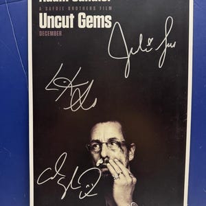 アンカット・ジェムズ3 キャストメンバー直筆サイン入り映画ポスター アンカット・ジェムズ3 キャストメンバー直筆サイン入り映画ポスター