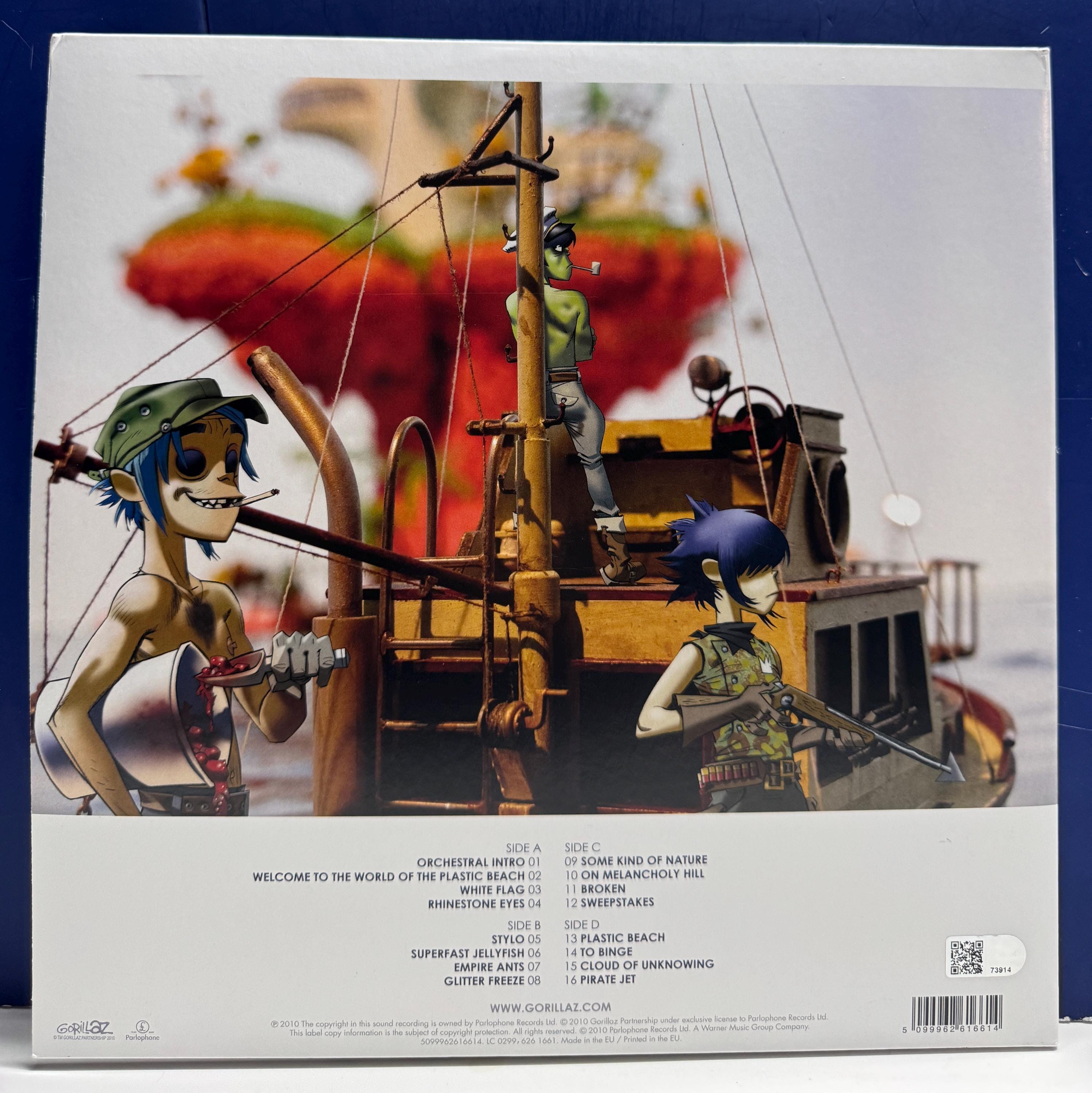 Gorillaz - Plastic Beach - New Signed by Damon Albarn Vinyl LP