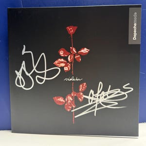 Depeche Mode - Violator - New Signed by Dave Gahan and Martin Gore Vinyl LP Record COA AUTHENTICATED