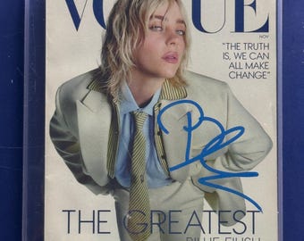 Billie Eilish - VOGUE Nov 2024 - New Signed Magazine COA AUTHENTICATED