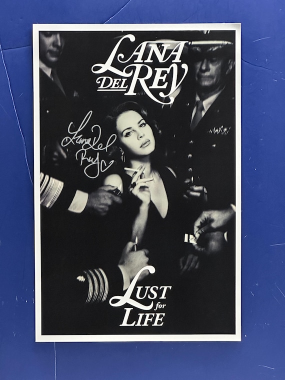 Lana Del Rey - Lust for Life - Signed Music Poster COA