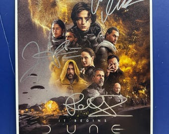 直筆サイン入りデューンポスター COA - Etsy 日本