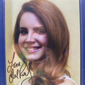 Ondertekende foto LANA Del REY door Lana Del Rey Geverifieerd COA