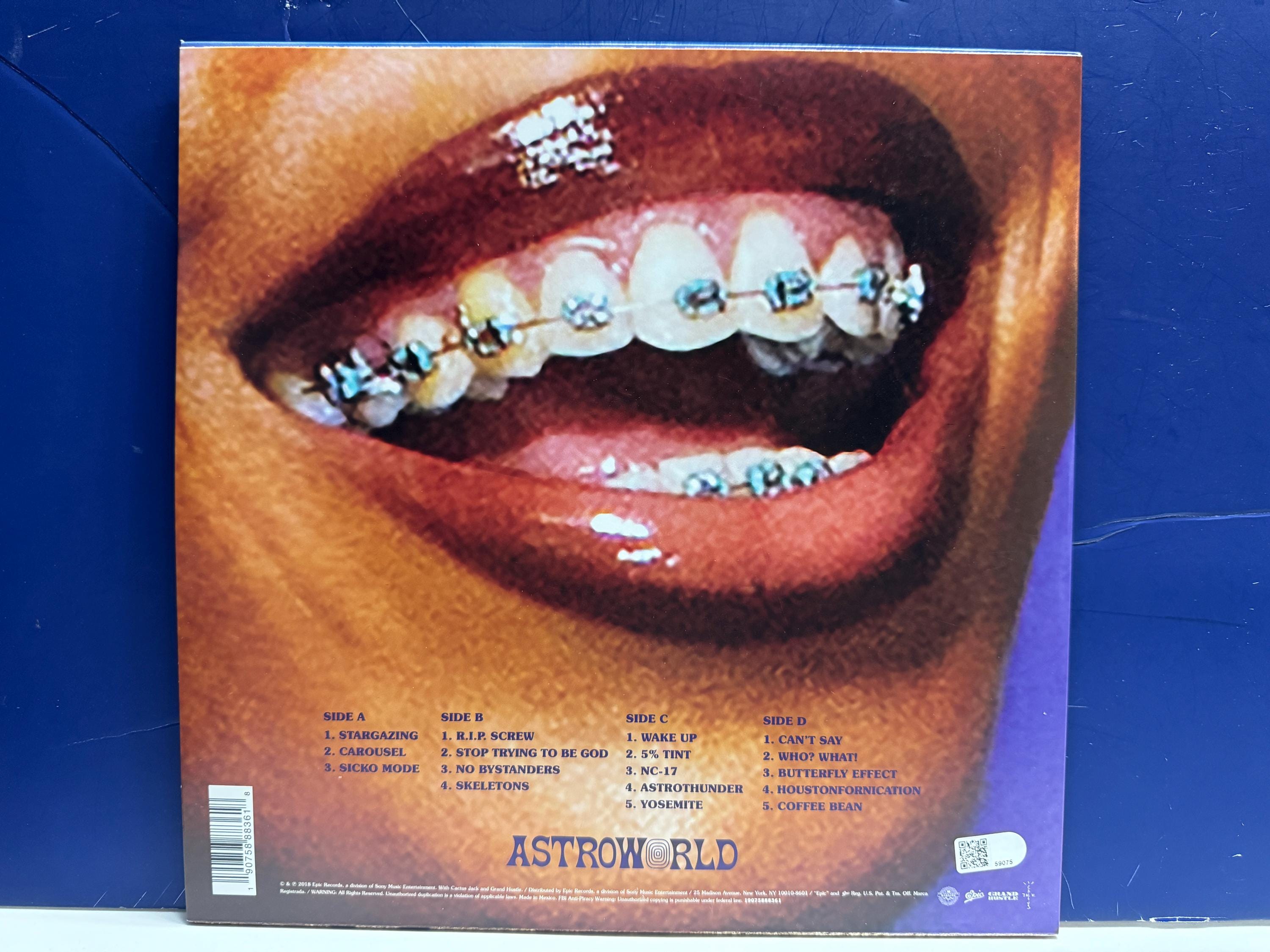 Travis Scott - Astroworld - 新品 Travis Scott 直筆サイン入り LP