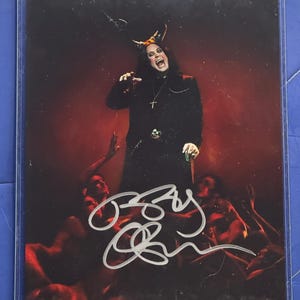Signed ozzy osbourne memorabilia - Etsy 日本