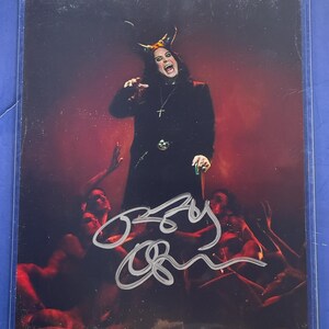 Signed ozzy osbourne memorabilia - Etsy 日本