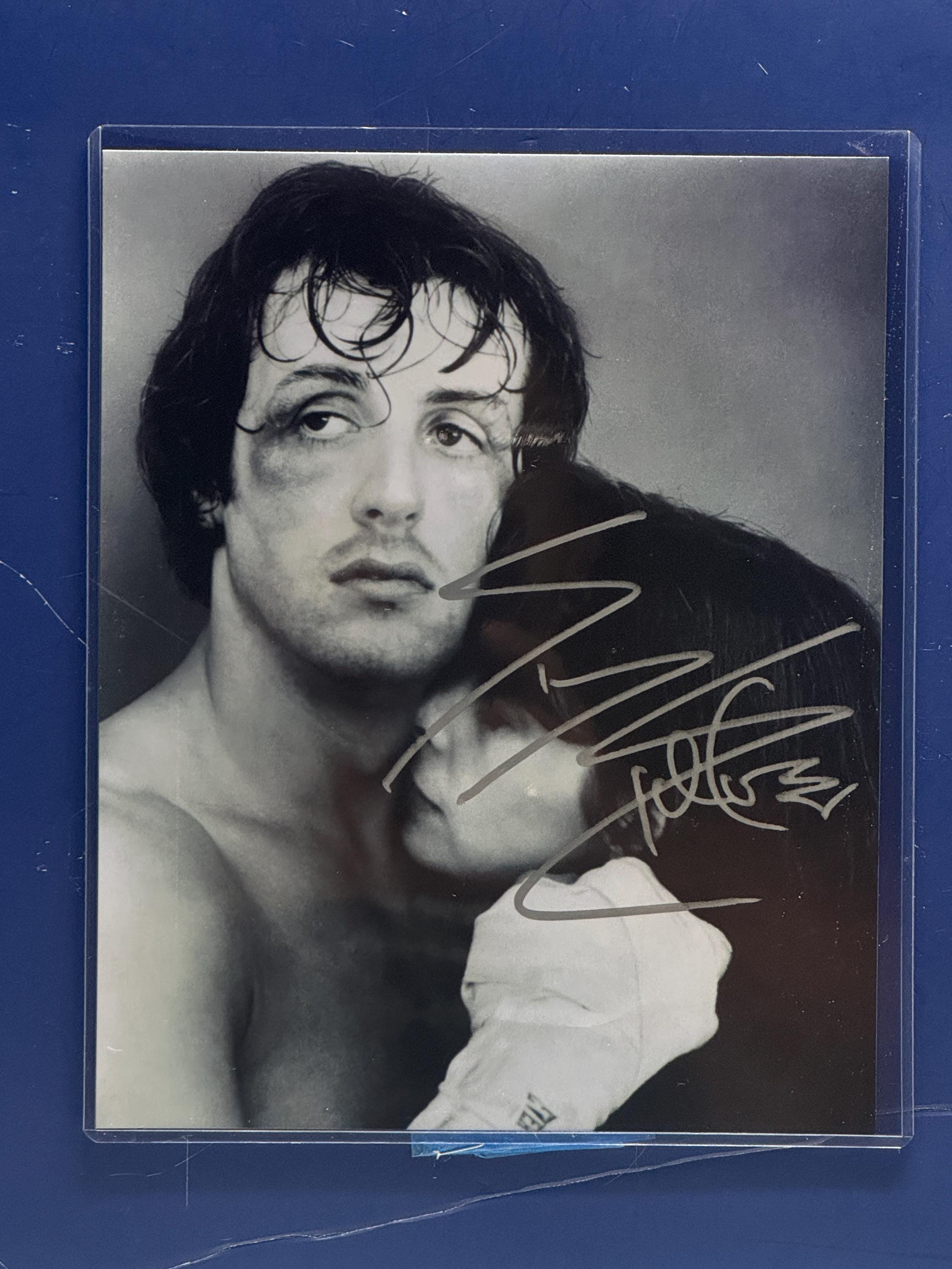 シルベスター・スタローンの直筆サイン入り映画写真「ロッキー」COA