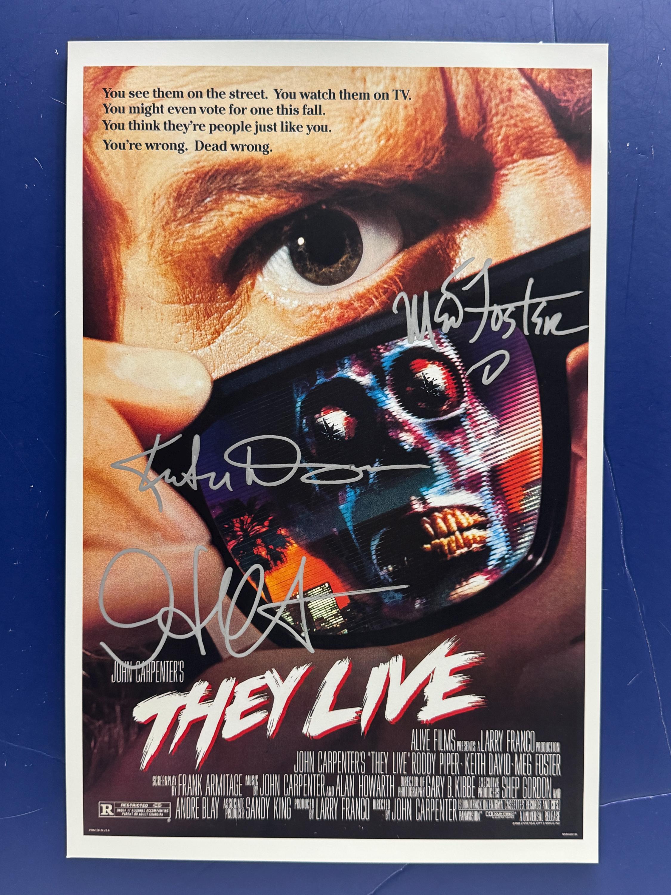“They Live” Movie Fridge Magnet – 2x3 Inch Mini Poster Magnet For Locker, Fridge, Or Office