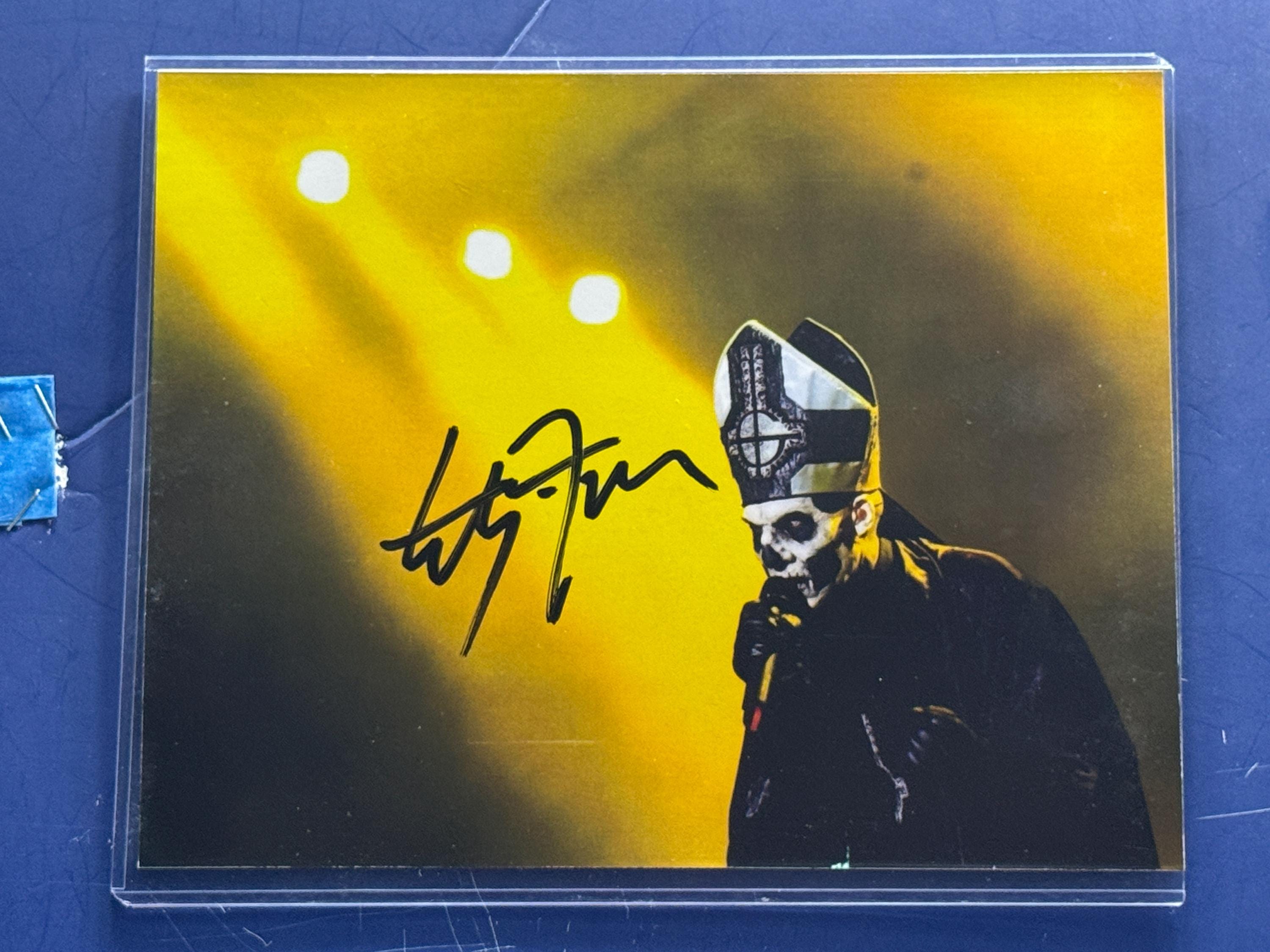 GHOST Signed Photo by Tobias Forge COA Authenticated - Etsy