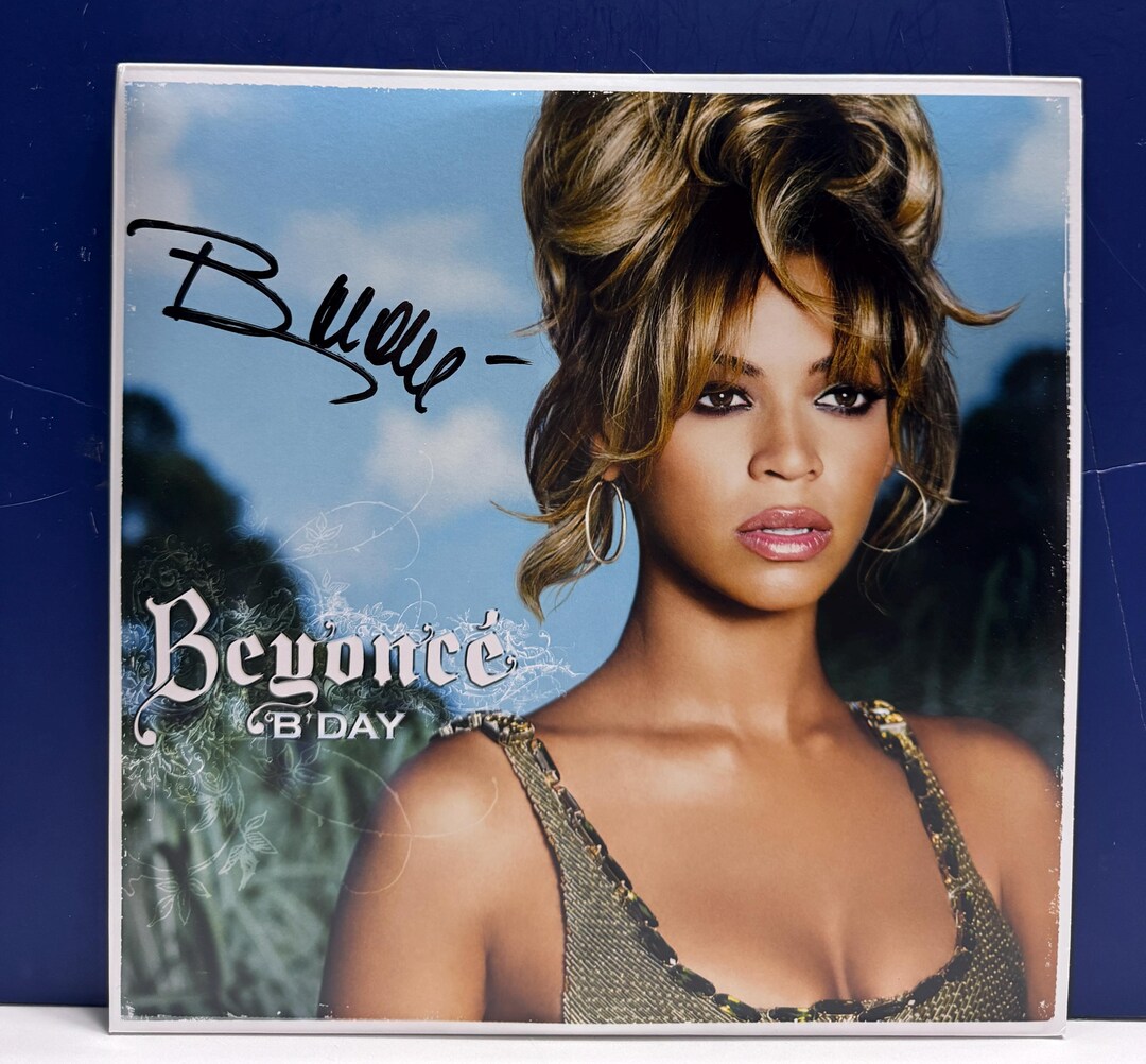 Beyonce - B' Day - New Signed Vinyl LP Record COA AUTHENTICATED - Etsy