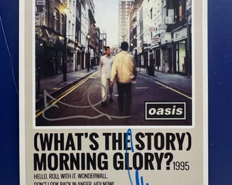 オアシス ノエル・ギャラガー＆リアム・ギャラガー 直筆サイン入り