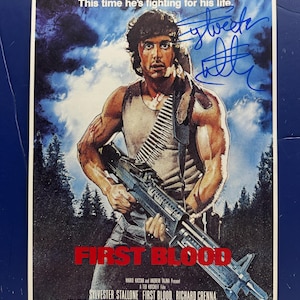 Sylvester stallone signed - Etsy 日本