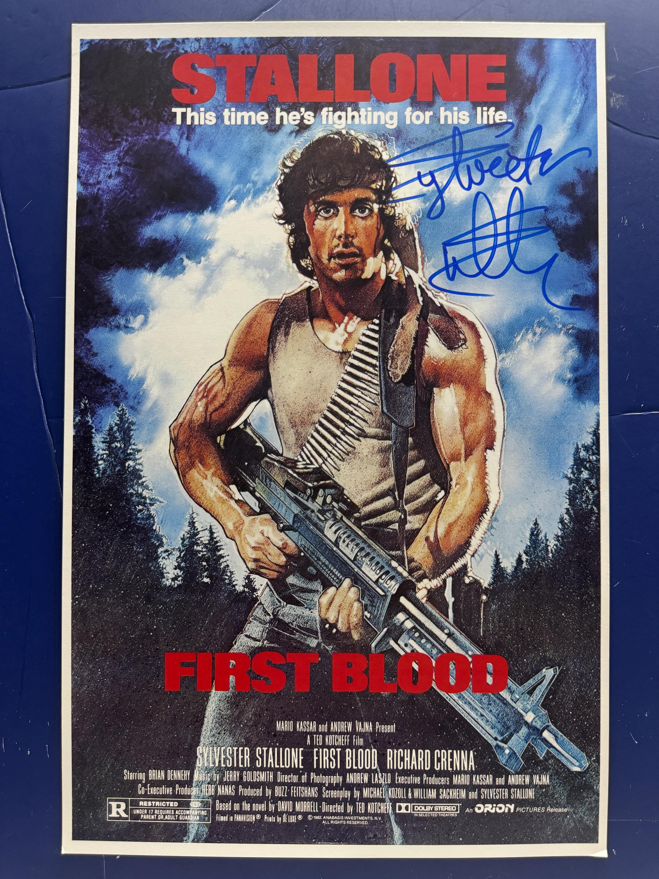 Sylvester stallone signed - Etsy 日本