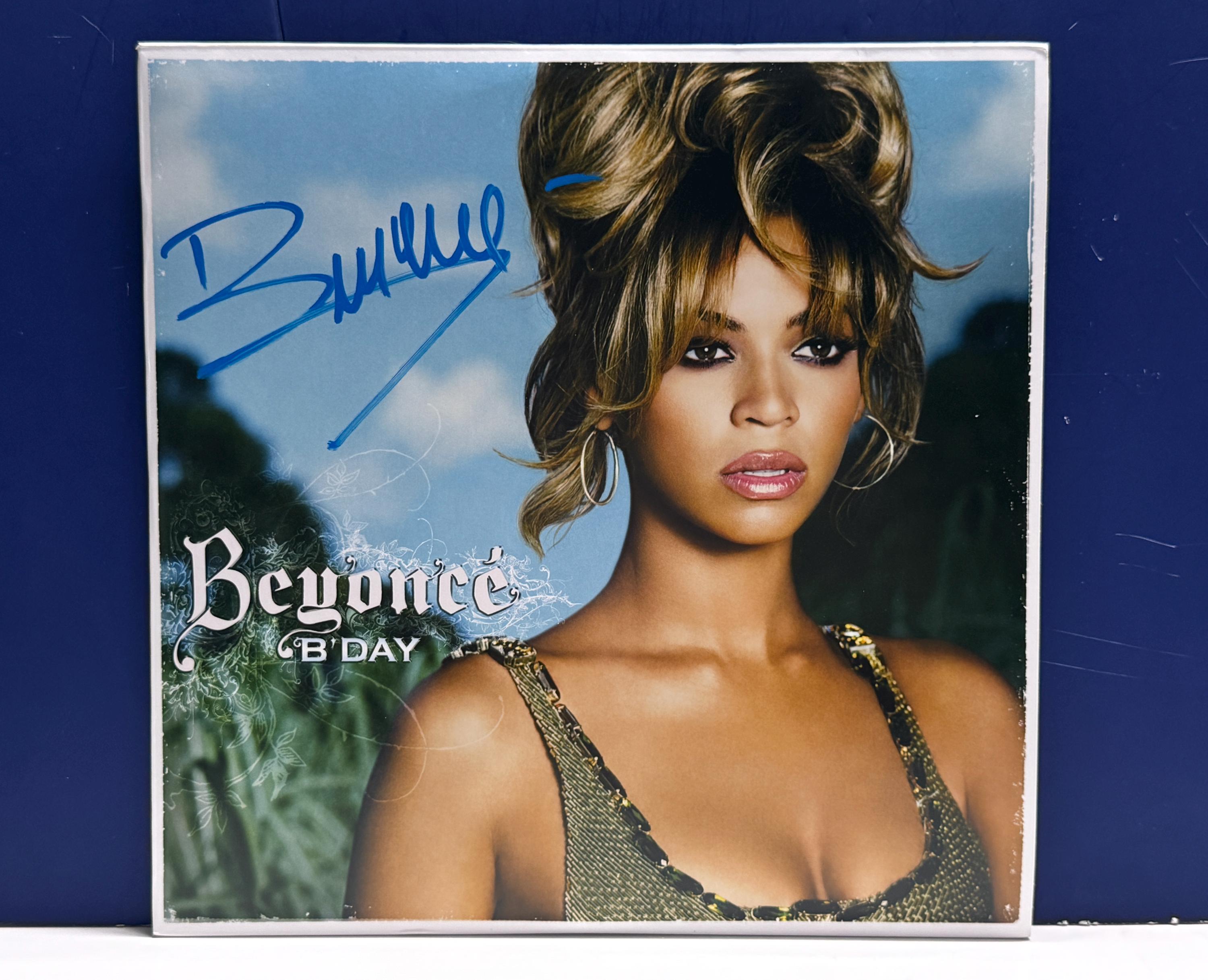 Beyonce - B' Day - New Signed Vinyl LP Record COA AUTHENTICATED - Etsy