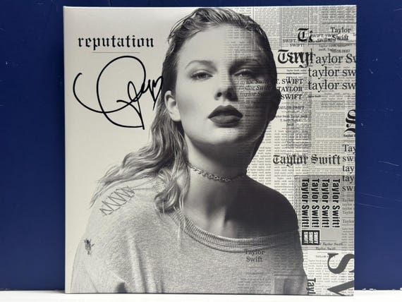 Taylor Swift - Reputation - New Signed Vinyl LP Record COA