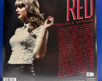Taylor Swift - Red Taylor's Version - New Signed Vinyl LP Record