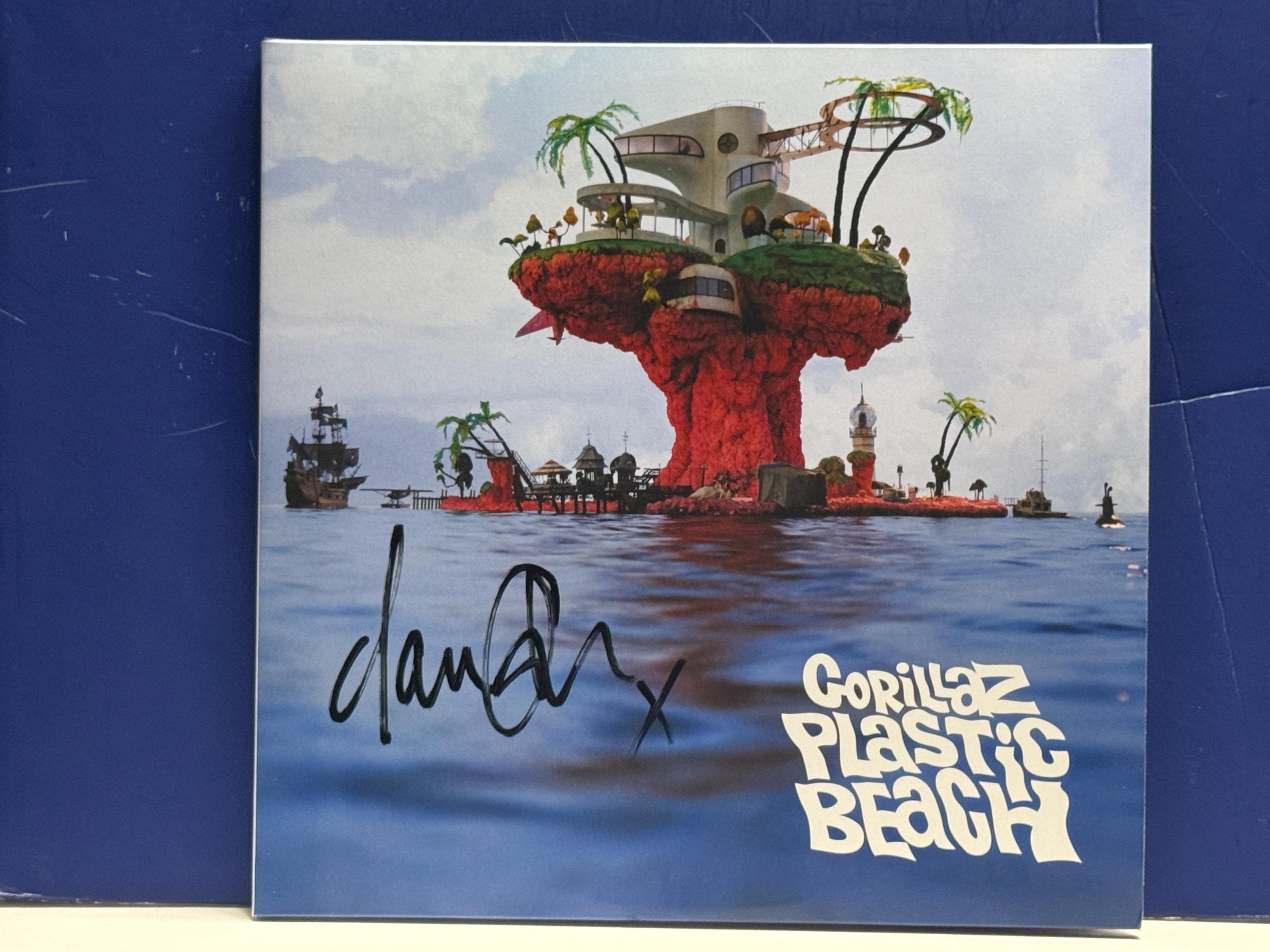 Gorillaz - Plastic Beach - New Signed by Damon Albarn Vinyl LP