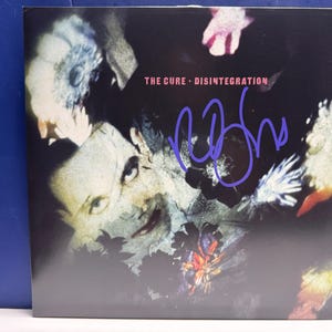 The Cure - Disintegration - New Signed By Robert Smith Vinyl LP Record COA AUTHENTICATED