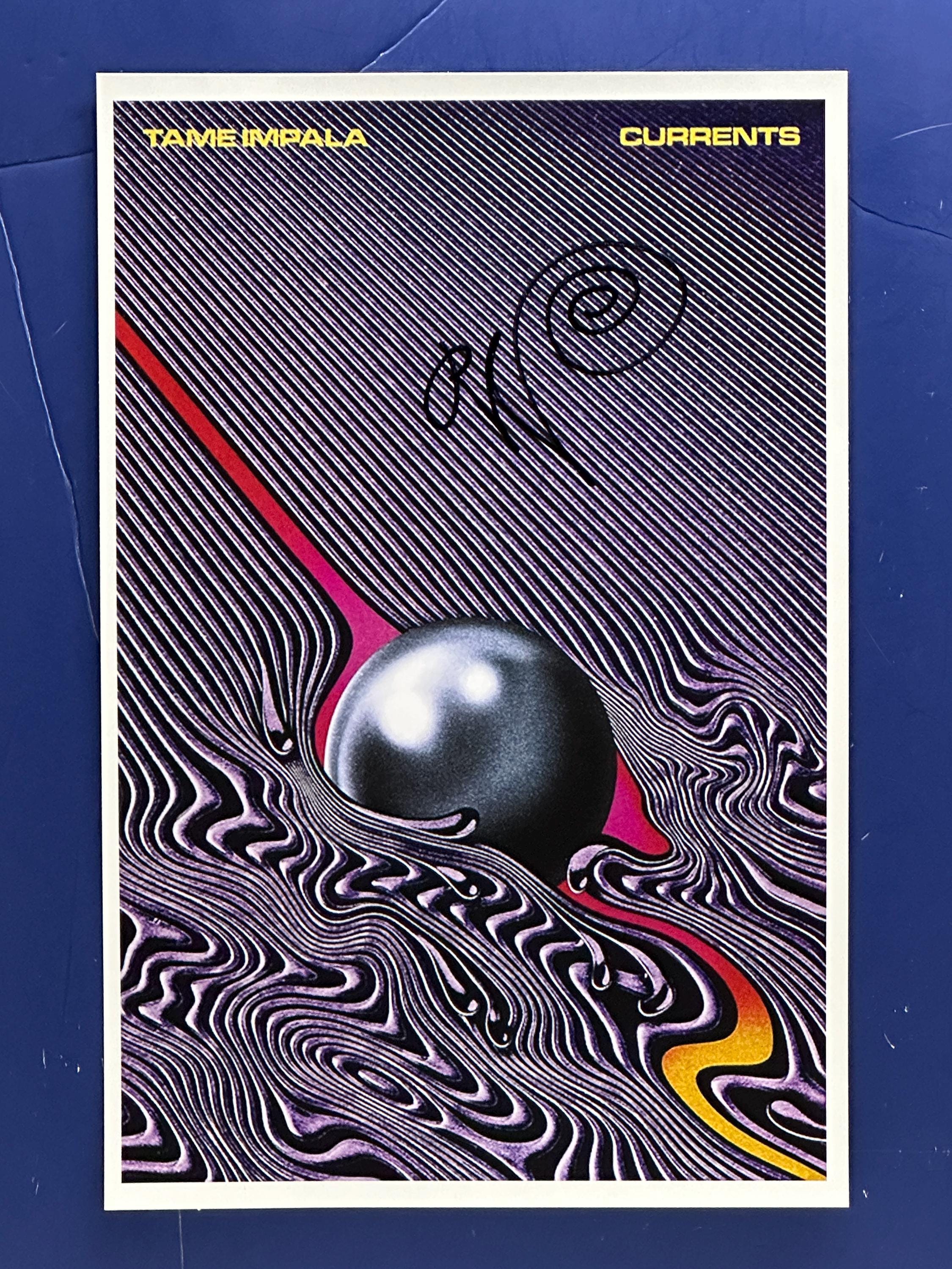 TAME IMPALA - Currents Signed Poster Coa AUTHENTICATED - Etsy UK