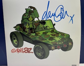 Autographed Gorillaz by Gorillaz First Press Vintage Vinyl Record