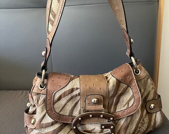 Vintage GUESS zebra Bag 2000s y2k