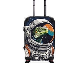 Astronaut Iguana Suitcase