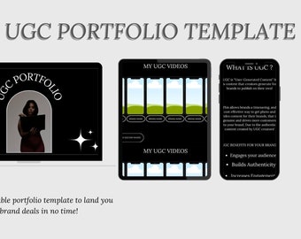 Mall för användargränssnittsportfölj