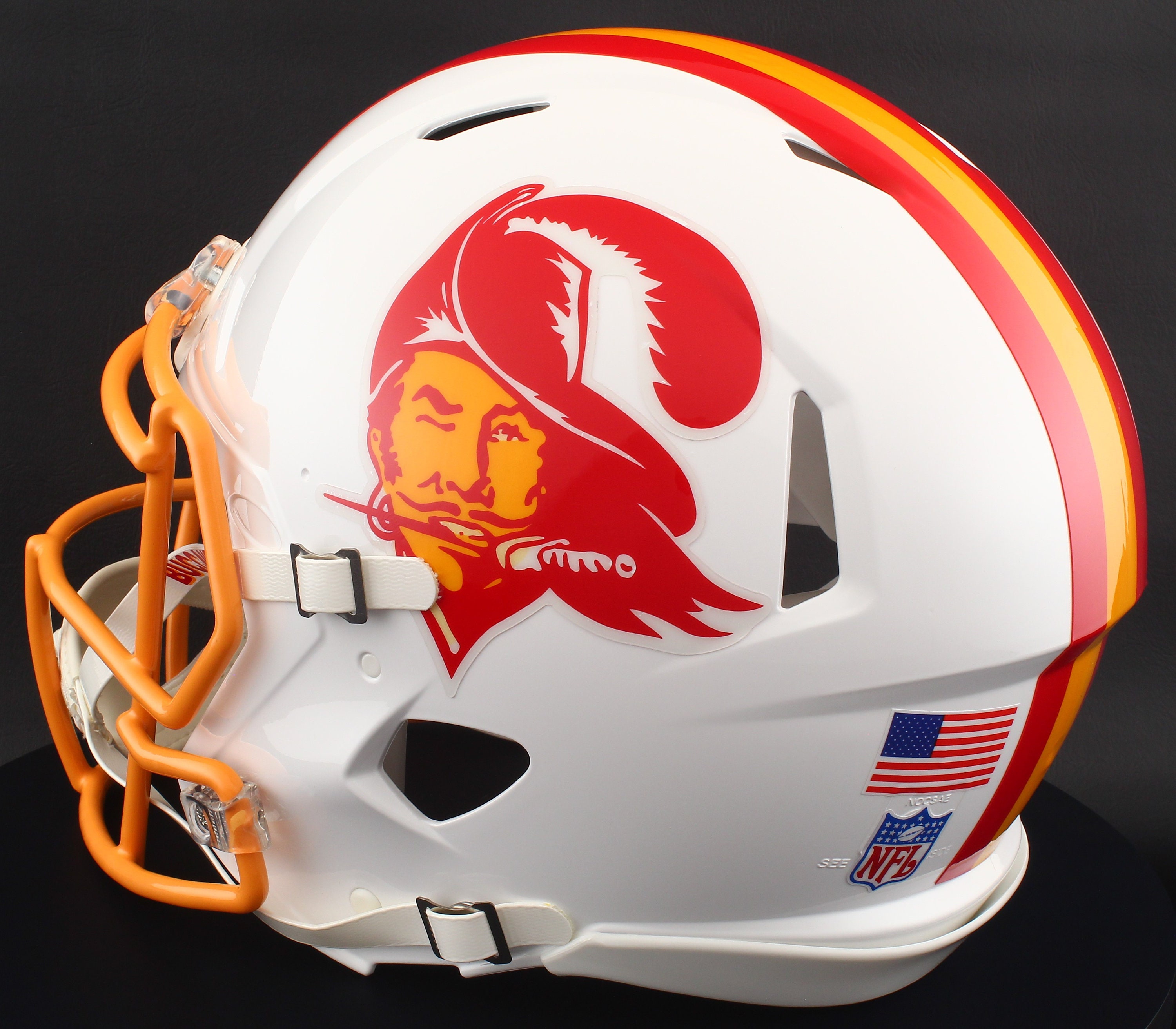 Tampa Bay Buccaneers Riddell Speed Authentic Helmet - 1976-1996 Throwback