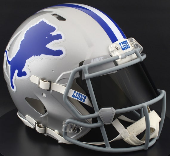 detroit lions youth football helmet Riddell Authentic Full Size Speed Style 2024 SP face mask 3D Printed 2024 Jahmyr Gibbs